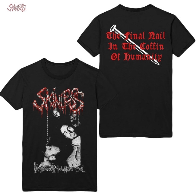 Poison グラフィックTシャツ ブラック　L SAINT M×××××× - 【コラボ】SM-HR8-0000-C52 / LB_SS TEE