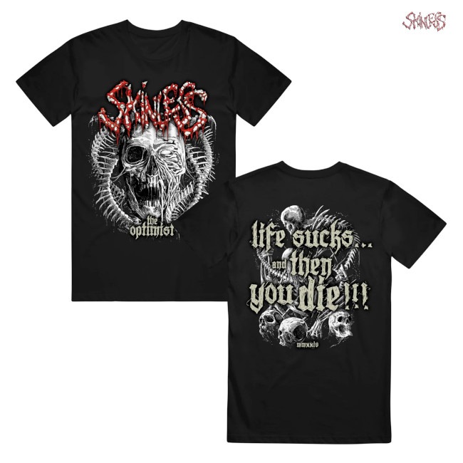Skinless / スキンレス - Optimist Tシャツ(ブラック) | すべての商品 
