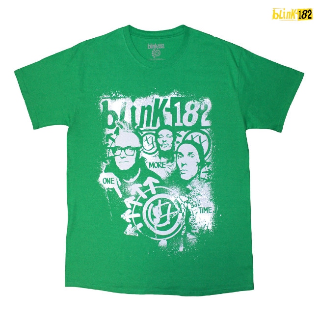 Blink 182 / ブリンク 182 - One More Time Spray Paint Tシャツ