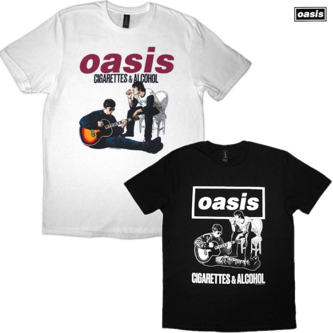 noeliam Tシャツ oasis オアシス OASIS オアシス (10月 来日 記念 ) - Noel & Liam Square Photo