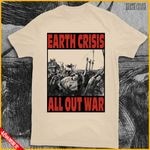 【48時間限定】EARTH CRISIS /アース・クライシス - ALL OUT WAR OG Tシャツ(ナチュラル)