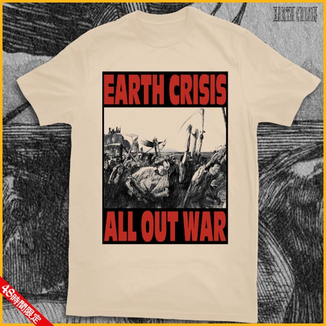 48時間限定】EARTH CRISIS /アース・クライシス - ALL OUT WAR OG T