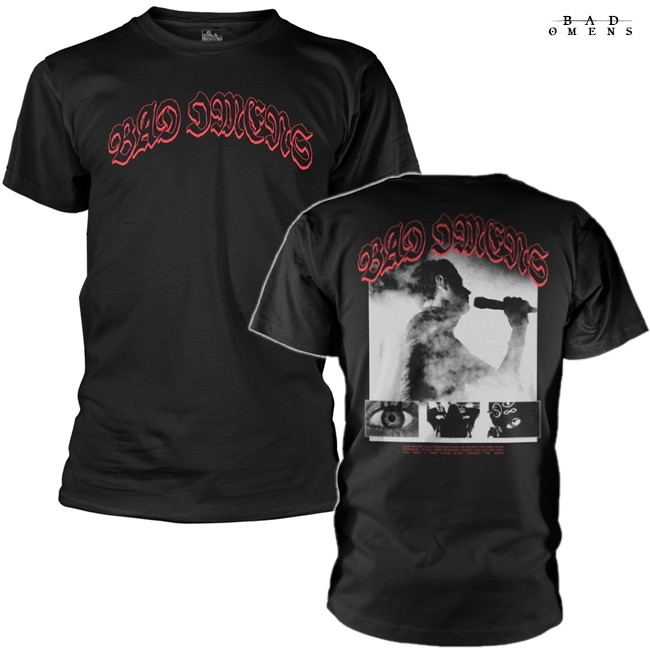 Bad Omens /バッド・オーメンズ - Smoke Tシャツ (ブラック) | すべて