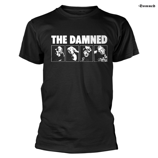 The Damned / ダムド - HEADSHOTS Tシャツ (ブラック) | Tシャツ