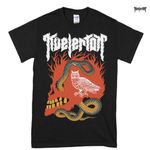 Kvelertak / クヴェラトーキ(クヴァラータク) - Snake Owl Tシャツ(ブラック)