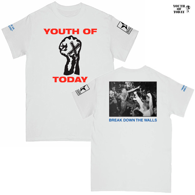 YOUTH OF TODAY CHAMPIONボディ Tシャツ YOUTH OF TODAY ロングスリーブTシャツ WE'RE NOT IN THIS ALONE