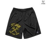 JUDGE / ジャッジ - Gold Print メッシュパンツ・ショーツ (ブラック)