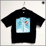 【世界999枚限定生産】Red Hot Chili Peppers / レッド・ホット・チリペッパーズ - X-Ray ヘビーウェイト・ボックスシルエット・Tシャツ (ブラック)