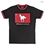 Deftones / デフトーンズ - STAR & PONY リンガーTシャツ(ブラック)