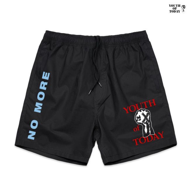Youth Of Today / ユース・オブ・トゥデイ - No More ビーチショーツ(ブラック)