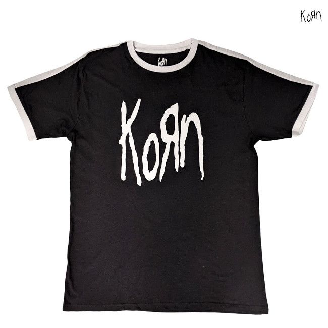 KORN /������ - Logo  ��󥬡�T����� (�֥�å�)