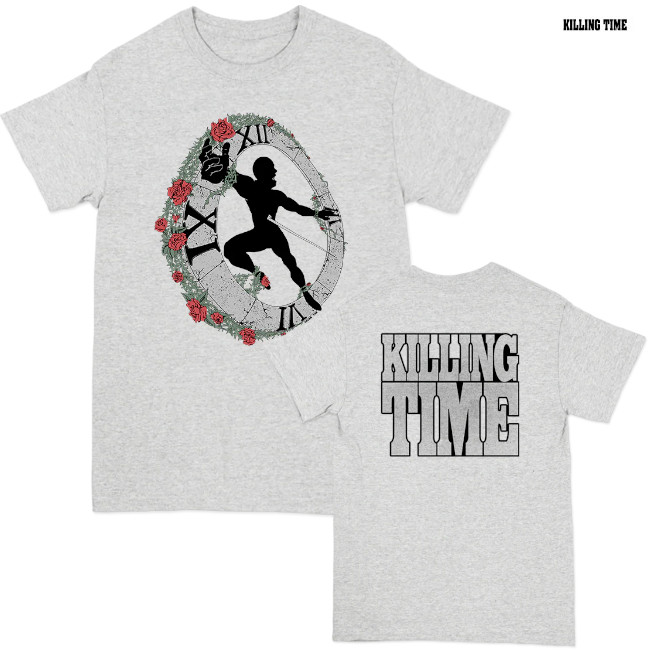 Killing Time / キリング・タイム - ROSES Tシャツ (グレー)※2週間限定