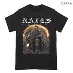 NAILS / ネイルズ - FLAMETHROWER Tシャツ(ブラック)※2週間限定