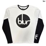 Blur / ブラー - Circle Logo ロングスリーブシャツ (ブラック/ホワイト)