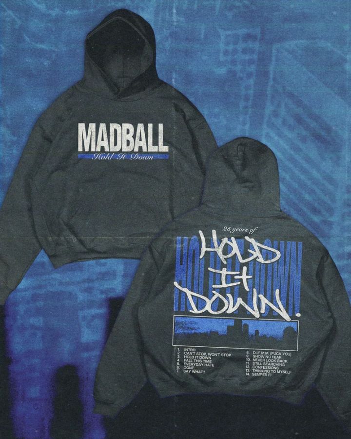 1週間限定】MADBALL / マッドボール - Hold It Down プルオーバー