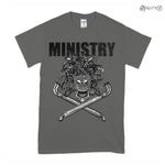 Ministry / ミニストリー - Exhausted Head Tシャツ (グレー)
