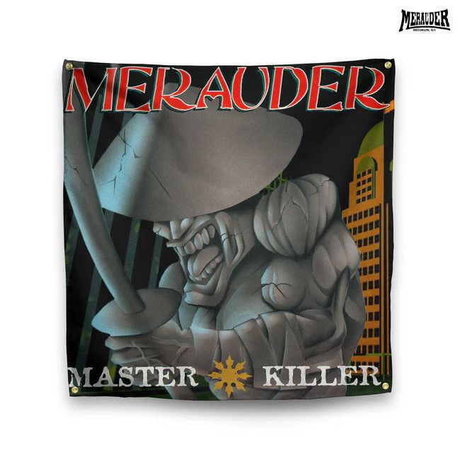 Merauder /メラウダー - Master Killer バナー・フラッグ (ブラック