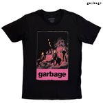 Garbage / ガービッジ - Neon Band Tシャツ (ブラック)