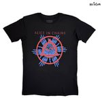 Alice In Chains / アリス・イン・チェインズ - Circle Triangle Tシャツ(ブラック)