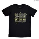 Fall Out Boy / フォール・アウト・ボーイ - Logo Repeat Tシャツ (ブラック)