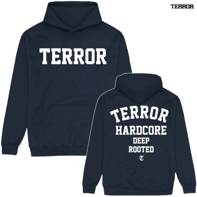 Terror 限定発売パーカー Terror / テラー - Deep Rooted プルオーバーパーカー(ネイビー