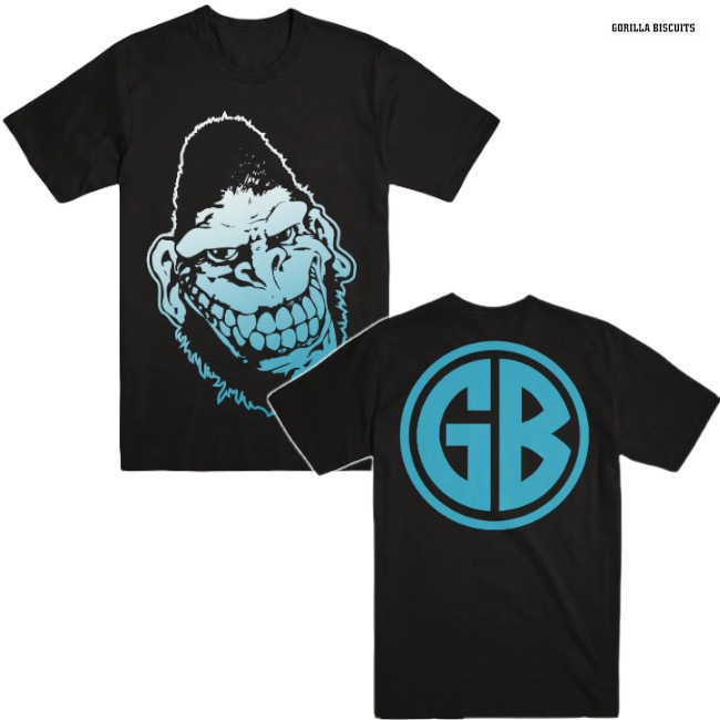 【激レア限定品☆4XLサイズ】ゴリラビスケッツ　Tシャツ Gorilla Biscuits /ゴリラ・ビスケッツ - Gorilla Head Fade Tシャツ