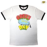 Green Day / グリーン・デイ - Bad Year Blimp リンガーTシャツ(ホワイト)