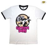 Green Day / グリーン・デイ - Revolution TNT リンガーTシャツ(ホワイト)