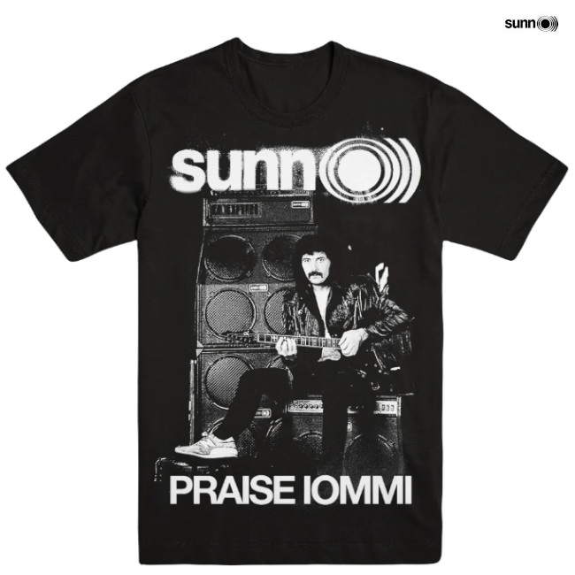 Sunn O))) / サン - Praise Iommi Tシャツ (ブラック)※3週間限定
