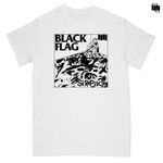 Black Flag / �֥�å����ե�å� - Six Pack T����� (�ۥ磻��)