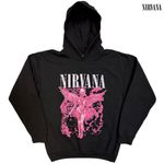 Nirvana / ニルヴァーナ - Angel Red プルオーバーパーカー(ブラック)