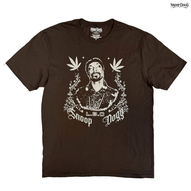 Snoop Dogg / スヌープ・ドッグ - L.B.C. Tシャツ(ブラウン) | バンド