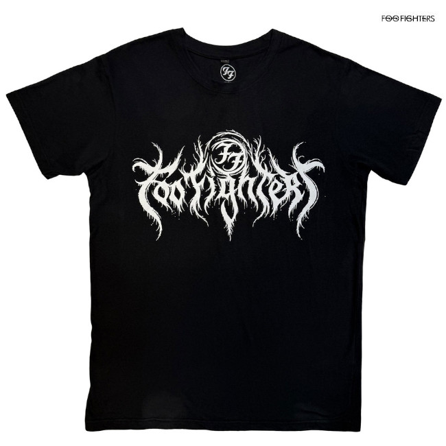 Foo Fighters / �ա����ե��������� - Metal Logo T�����(�֥�å�)