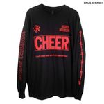 Drug Church / ドラッグ・チャーチ - Cheer ロングスリーブシャツ (ブラック)