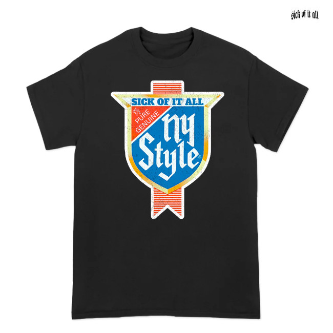 Sick of It All / ���å������֡����åȡ������� GENUINE BADGE T����� (�֥�å�)��2���ָ���