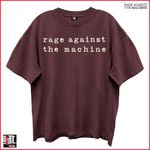 Rage Against the Machine / レイジ・アゲインスト・ザ・マシーン - Logo Tシャツ(マルーン)※GIANT社のボディー