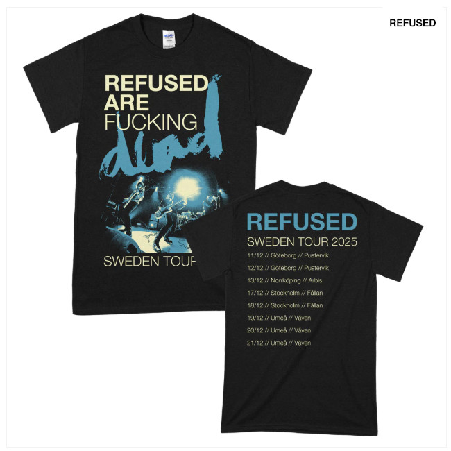 Refused /��ե塼���� - Scandinavia Tour 2025 T����� (�֥�å�)