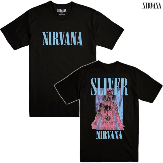 NIRVANA バンドTシャツ ロックT SLIVER ニルヴァーナ バンドTシャツ NIRVANA 夏の大セール ロックTシャツ半袖T SLIVER ニルヴァーナ ミュージシャン