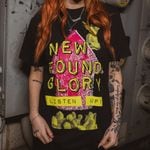 New Found Glory / �˥塼���ե�����ɡ��������꡼ - Listen Up!  T�����(�֥�å�)