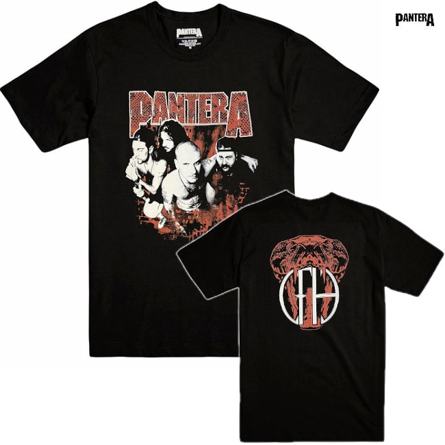 Pantera / パンテラ - Cowboys From Hell Snake Tシャツ (ブラック