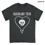 Alkaline Trio / ���륫�饤�󡦥ȥꥪ - Classic Heartskull T����� (�֥�å�)