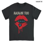 Alkaline Trio / ���륫�饤�󡦥ȥꥪ - Riot Fest Lips T����� (�֥�å�)