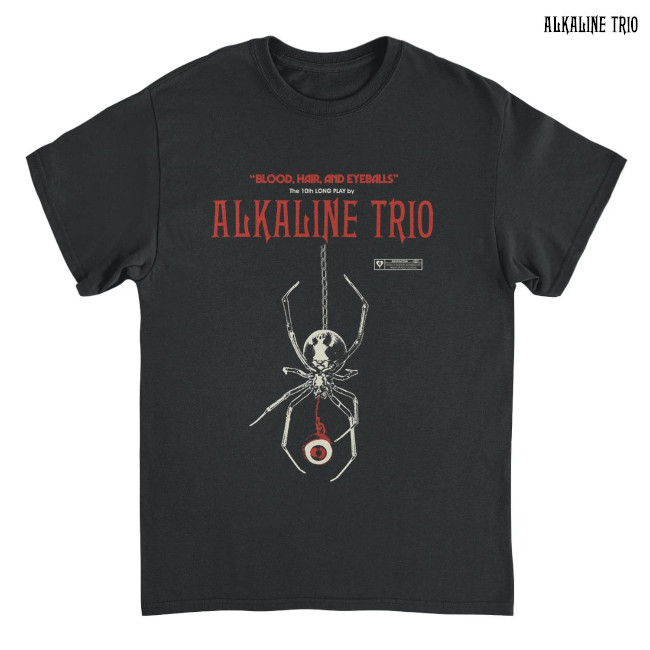 Alkaline Trio / ���륫�饤�󡦥ȥꥪ - BHE Spider  T����� (�֥�å�)