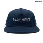 Basement / ベースメント - Distressed Pixel スナップバック・キャップ (ネイビー)