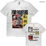 Foo Fighters / フー・ファイターズ - Your Favourite Toy Tracklist Tシャツ(ホワイト)