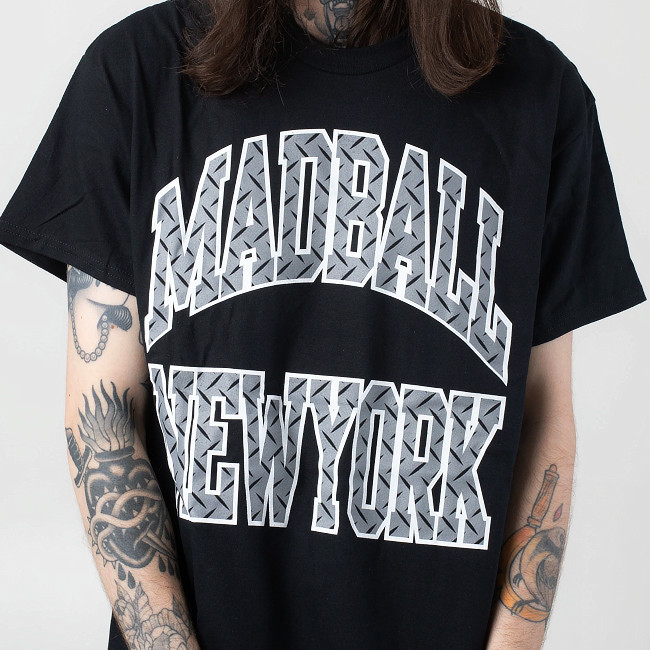 即納】Madball / マッドボール - Diamond Plate NY Tシャツ (ブラック