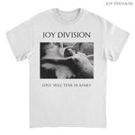 Joy Division / ジョイ・ディヴィジョン - Love Will Tear Us Apart Tシャツ (ホワイト)