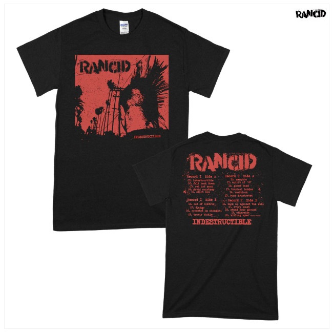 RANCID ランシド　Indestructible ブラック　tシャツ　特典 RANCID / ランシド - Indestructible Tシャツ (ブラック) | Tシャツ