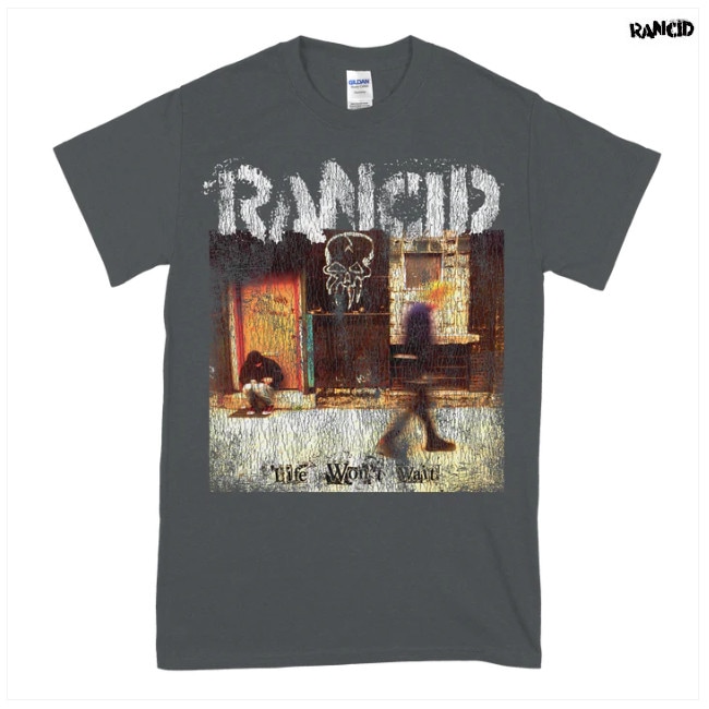 RANCID / ランシド - Life Won't Wait Cover Tシャツ (グレー) | T