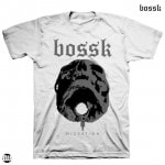 【即納】Bossk / ボスク - MIGRATION SKULL Tシャツ(ホワイト)XSサイズのみ